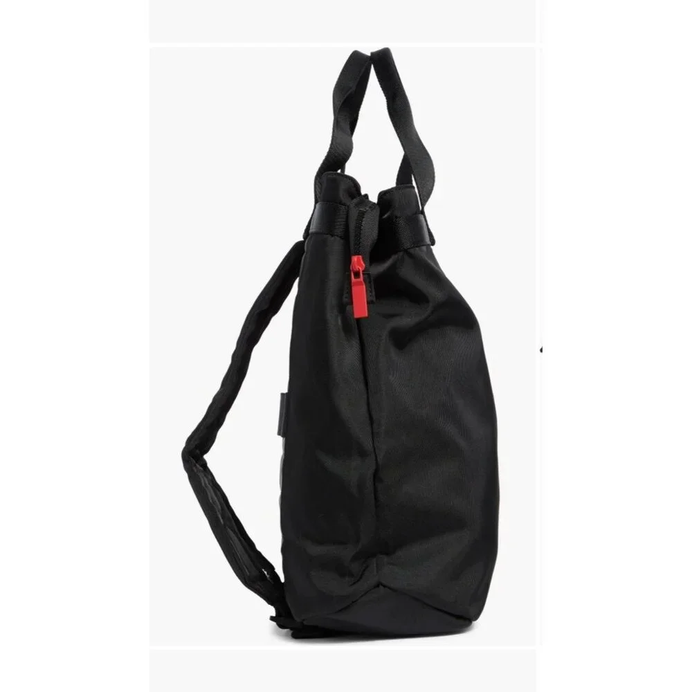 Hunter Black Hybridz-007 Backpack Tote with Padded Straps & Zip Pocket New - Picture 4 of 6